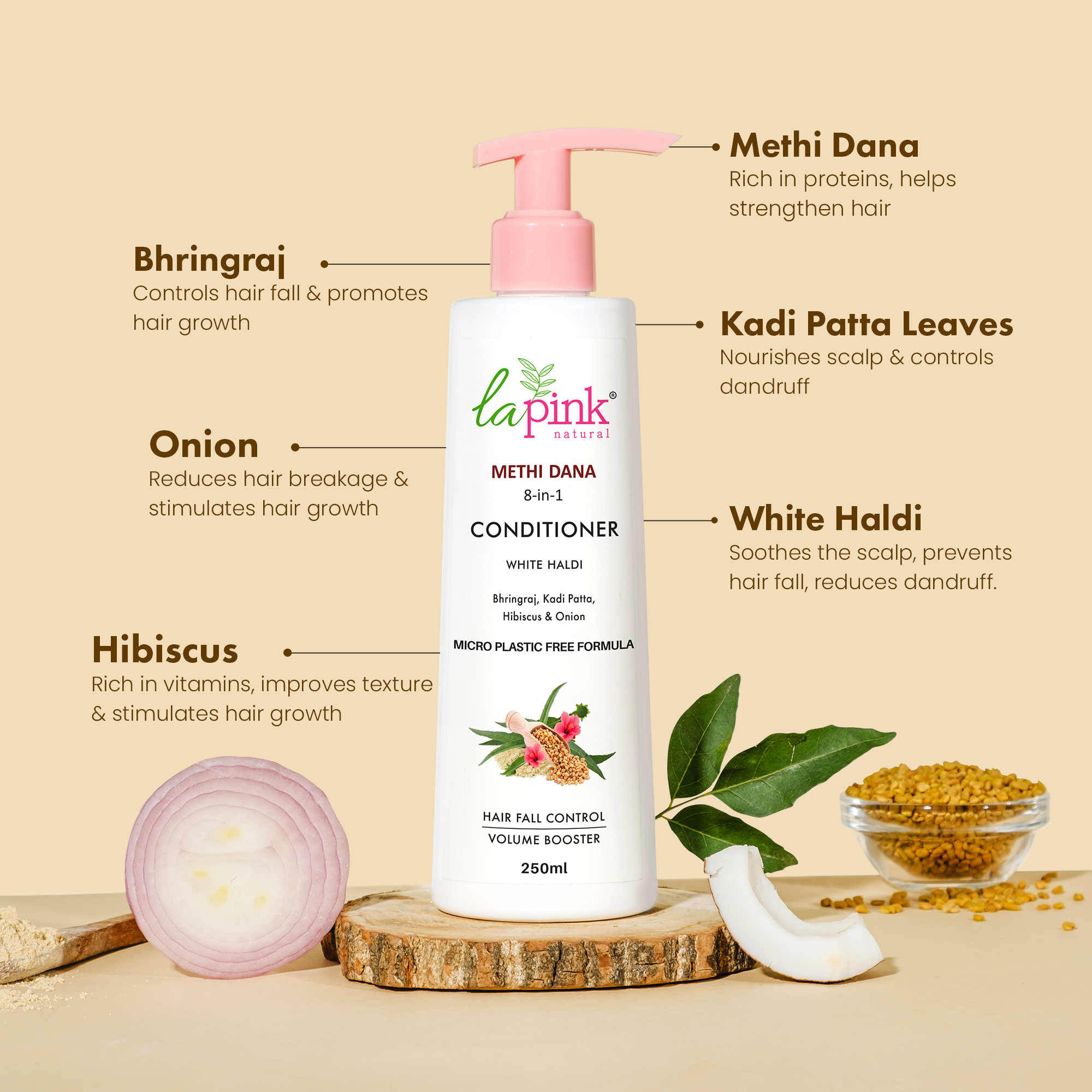 Methi Dana 8-in-1  Conditioner for Hair fall control