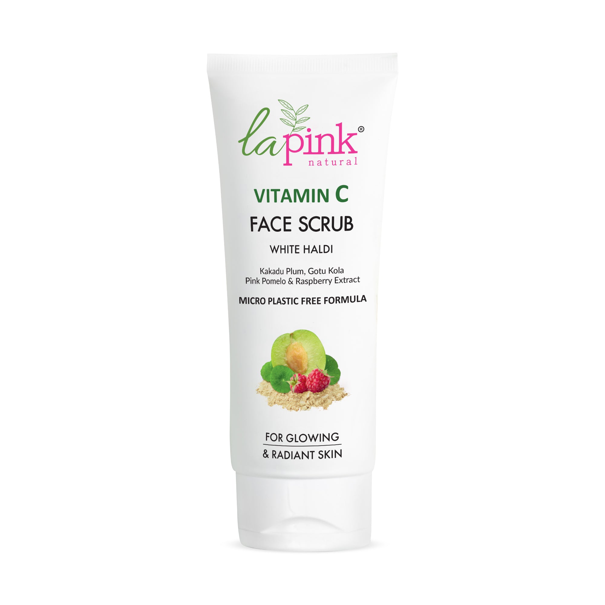 Vitamin C Face Scrub with White Haldi for Glowing & Radiant Skin La Pink
