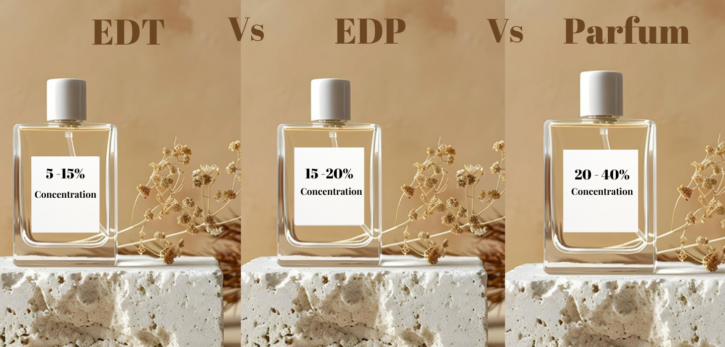 Perfume types and differences