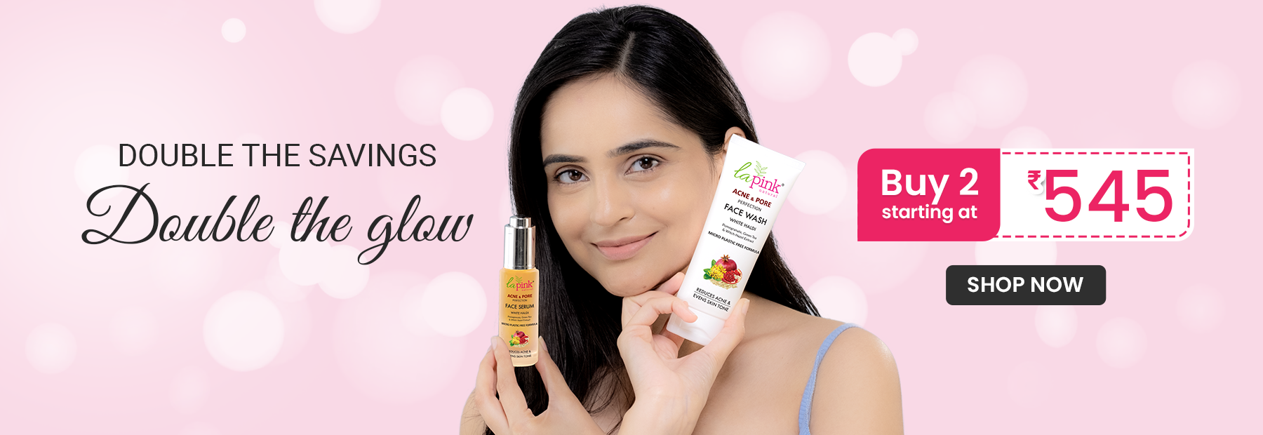 Buy 2 and Get Exciting offers on La Pink 100% Microplastic Free Formulation Based products