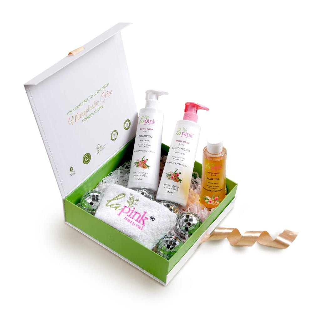 Festival Special Healthy Hair Gift Hamper - La Pink