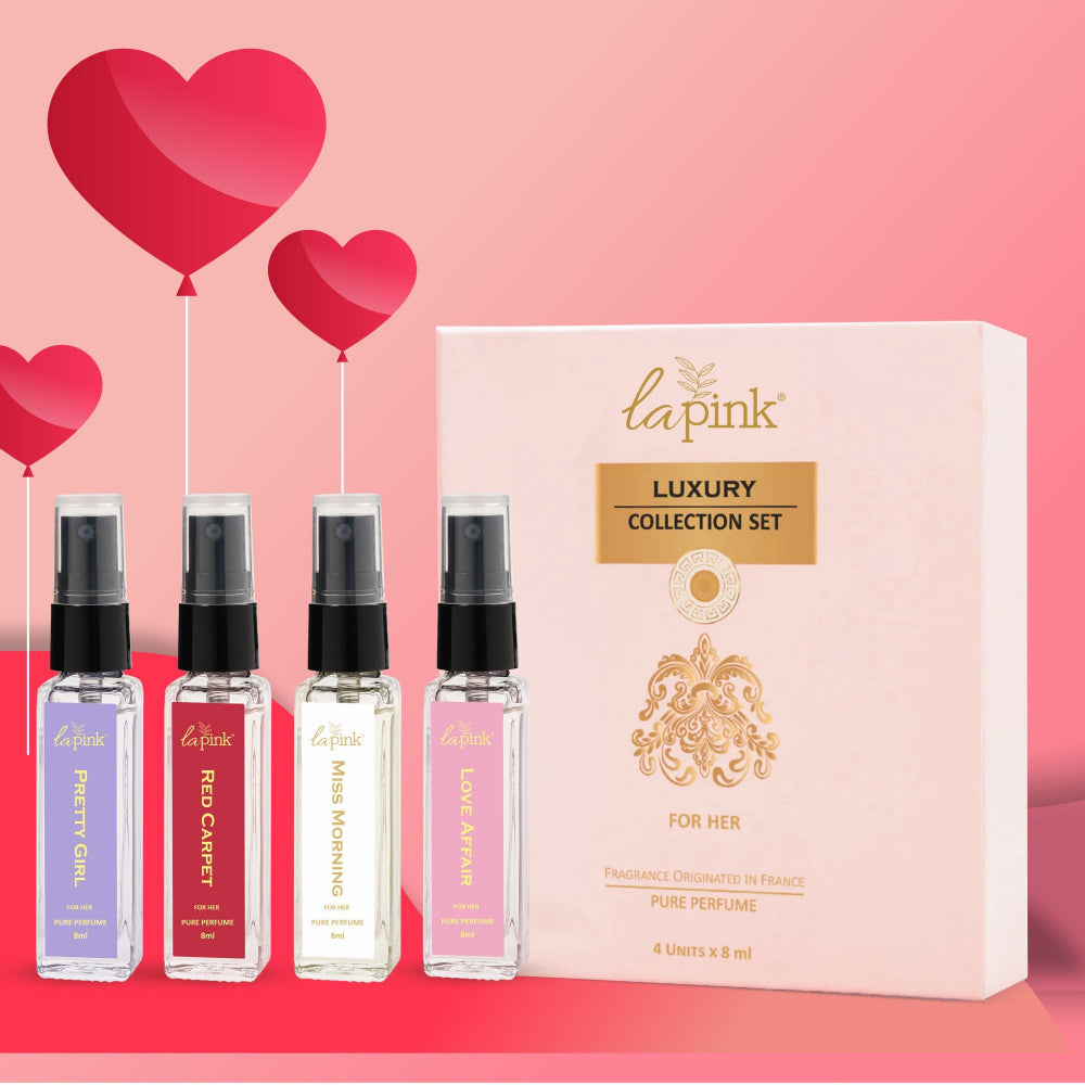 La Pink Perfume Women Gift Pack 4 Pcs - 8 ml