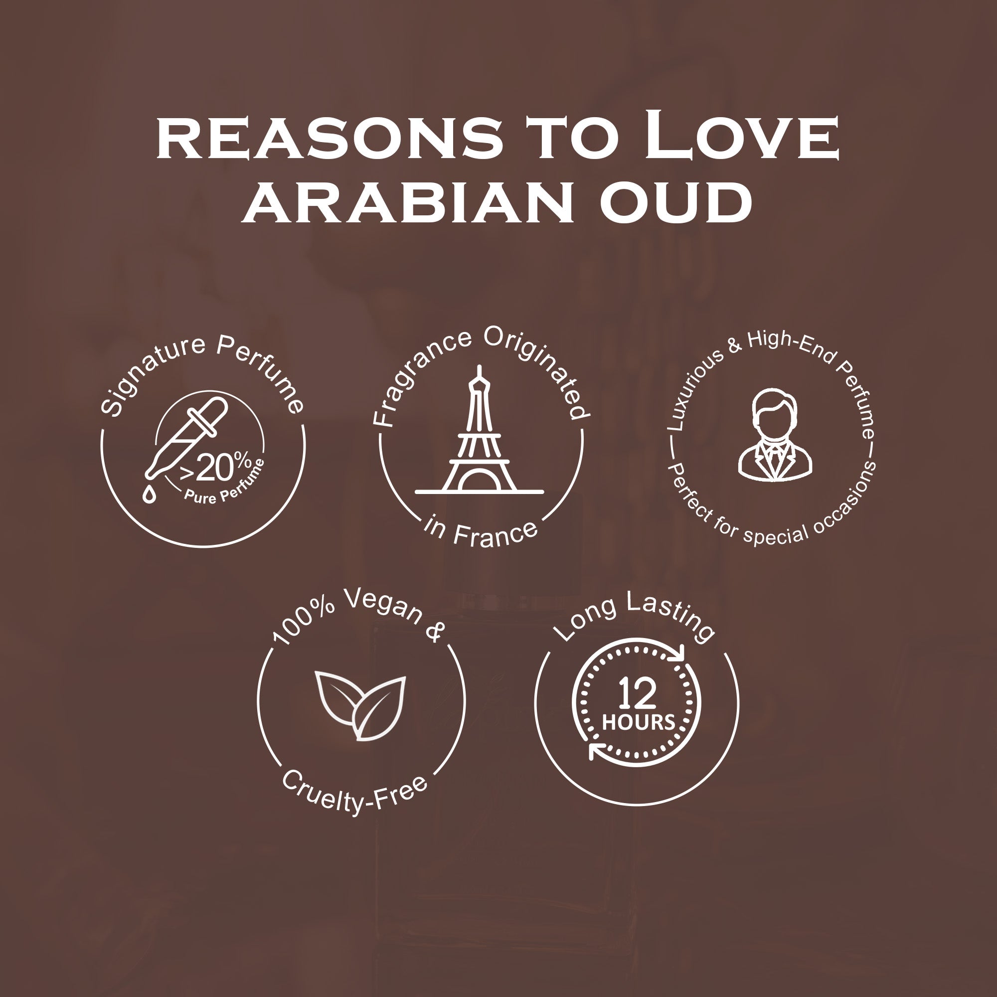 Arabian Oud French Luxury Pure Perfume for Men - 30ml