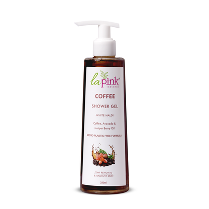Coffee Shower Gel with White Haldi for Tan Removal and Radiant Skin