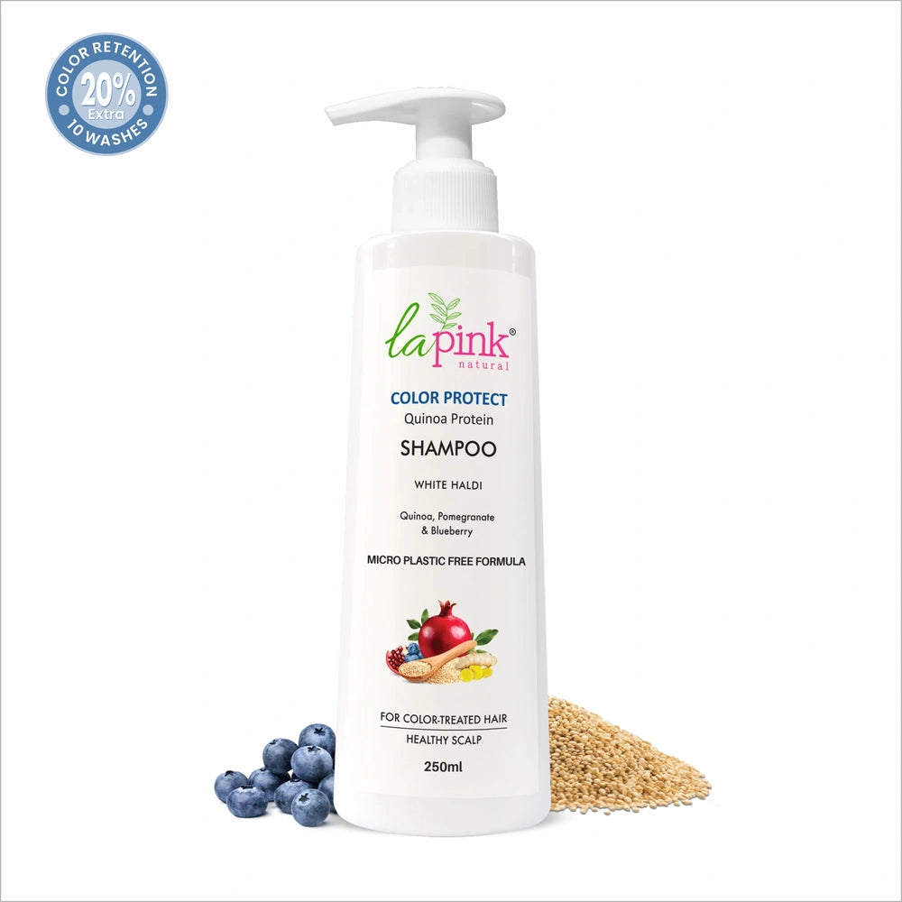 La Pink Color Protect with White Haldi and Quinoa Protein Shampoo