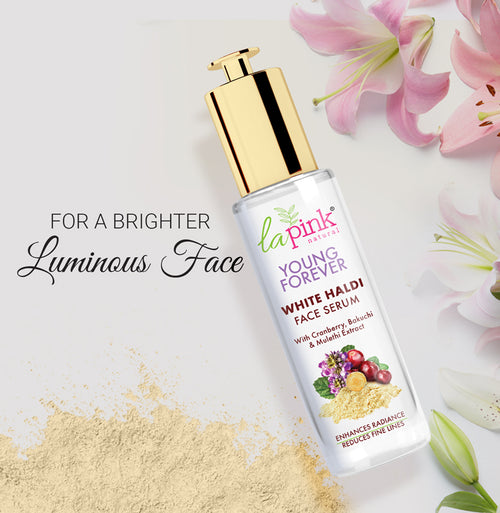 Best White Haldi Face Serum for Glowing Skin | La Pink