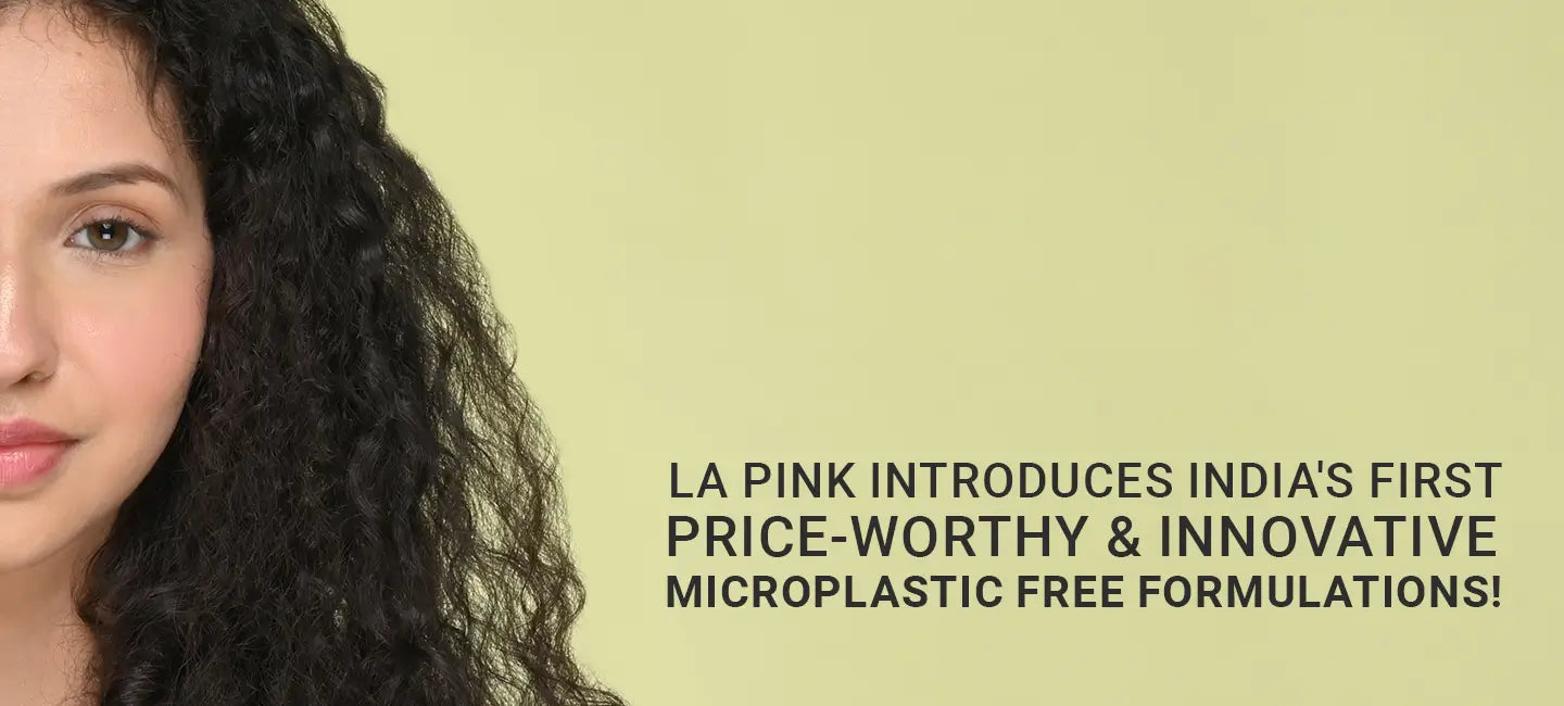 La Pink Microplastic home page banner