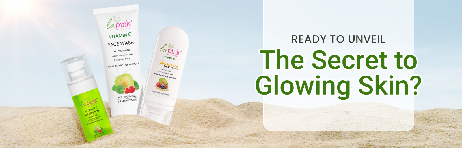 La Pink summer secret glowing skin