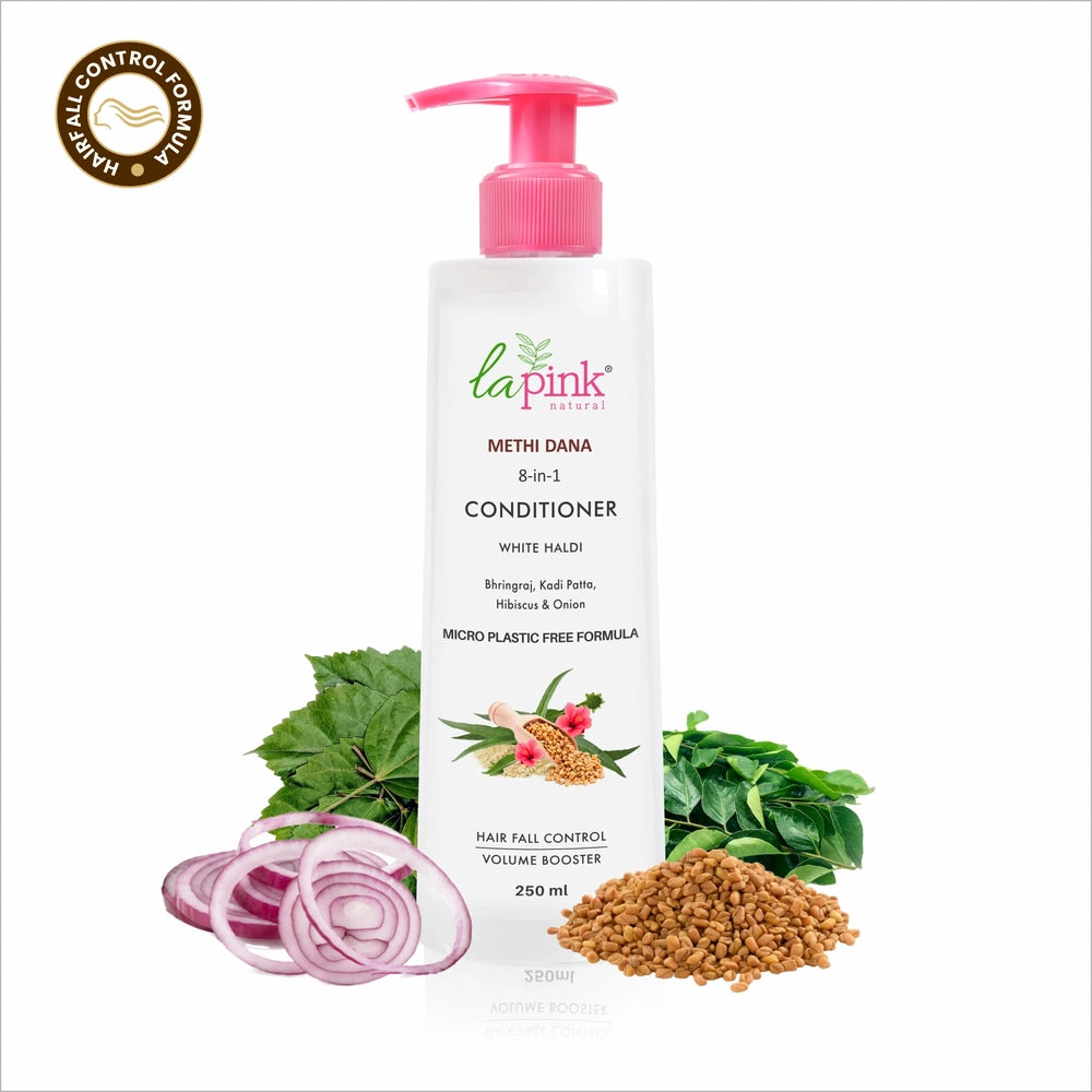 Control Hairfall &amp; Frizz with Methi Dana 8-in-1 Conditioner