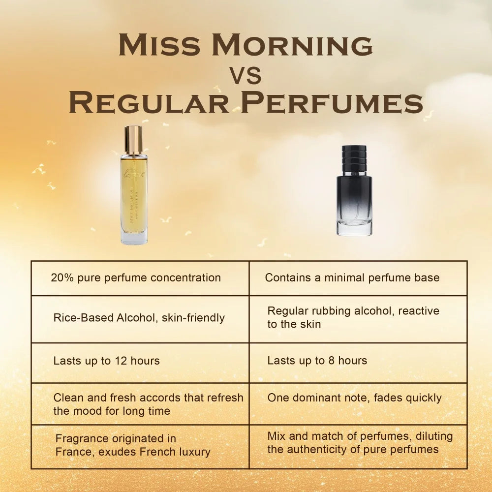 Miss Morning French Luxury Pure Perfume for Women - 30ml