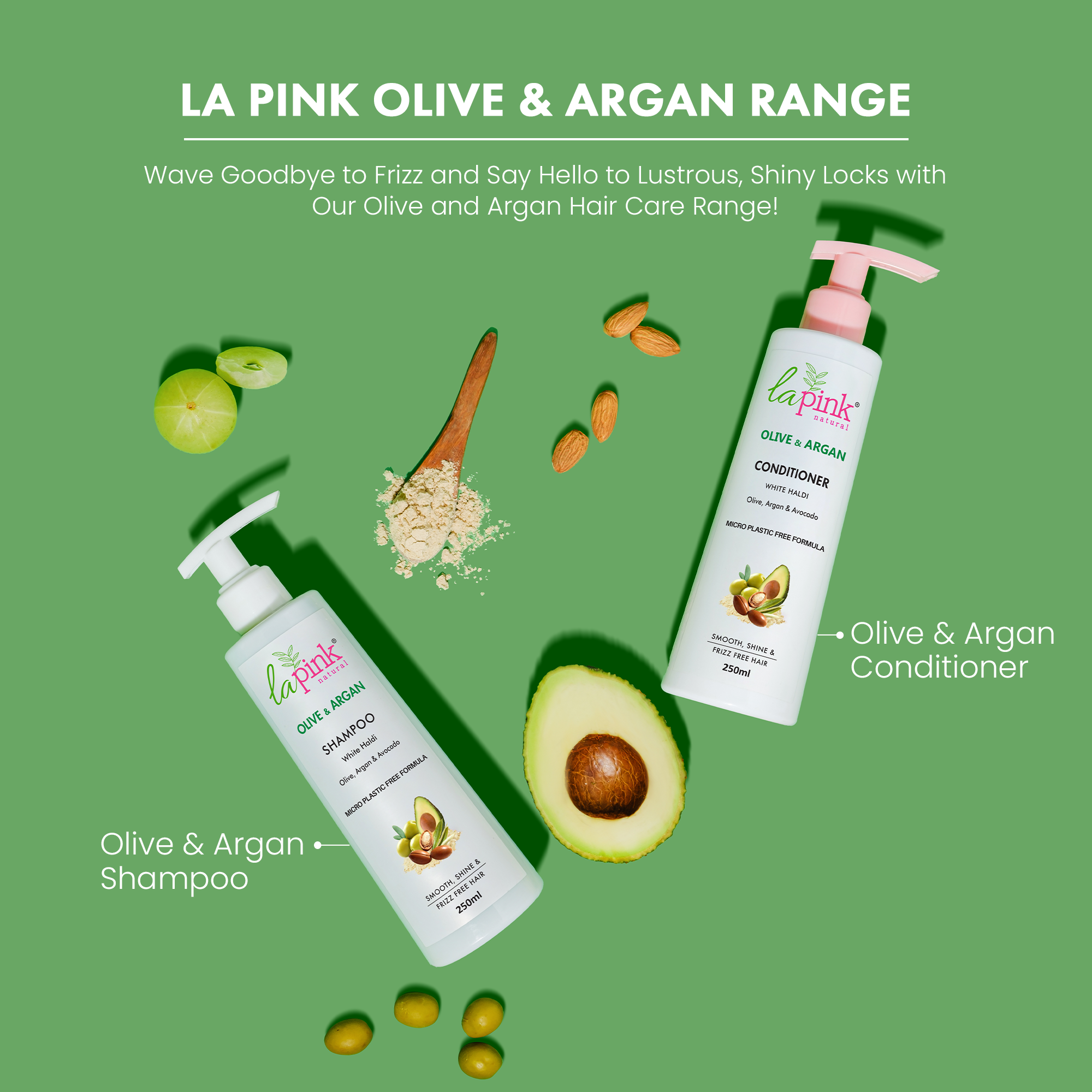 Olive &amp; Argan Conditioner for smooth and frizz-free hair
