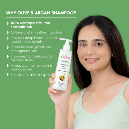 Olive &amp; Argan Shampoo for Smooth and Shiny Hair