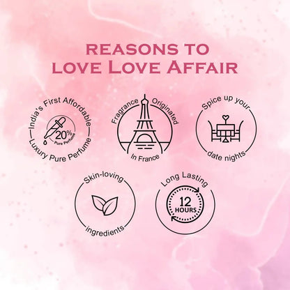 Love Affair French Luxury Pure Perfume for Women