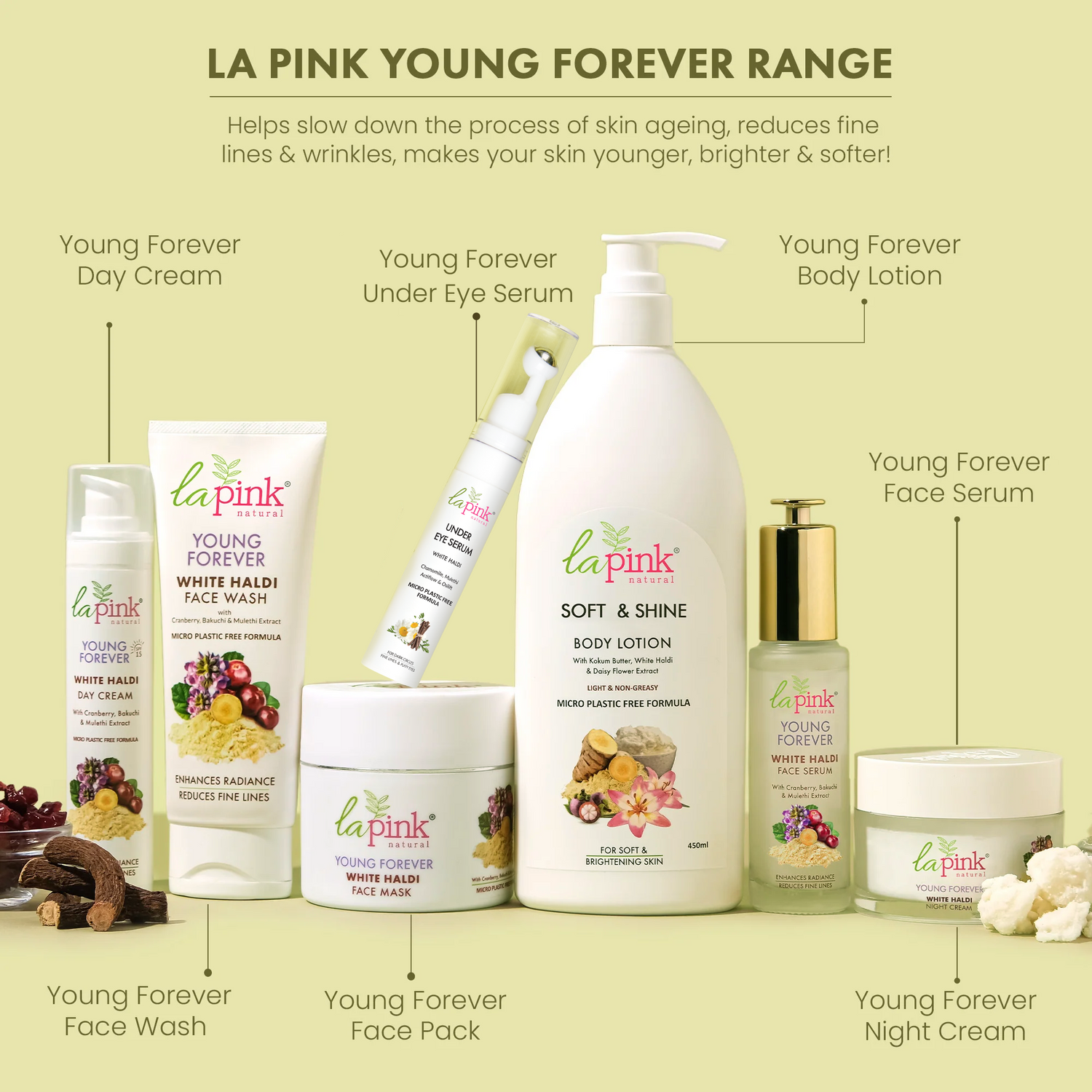 Young Forever Day Cream With White Haldi &amp; Cranberry To Enhance Radiance &amp; Reduce Fine Lines