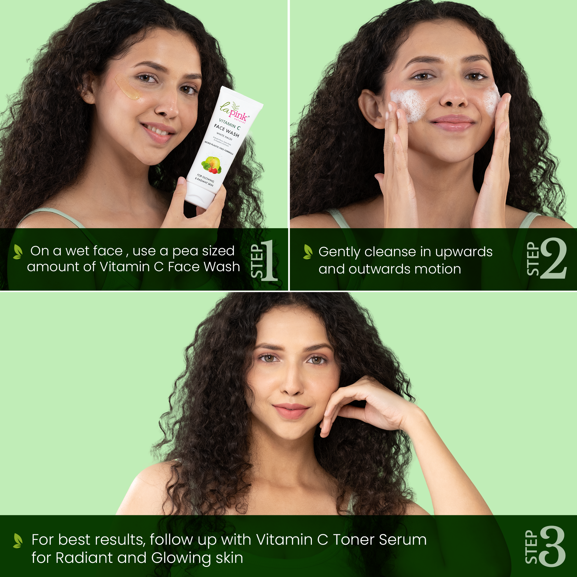 Vitamin C Face Wash with White Haldi for Glowing &amp; Radiant Skin
