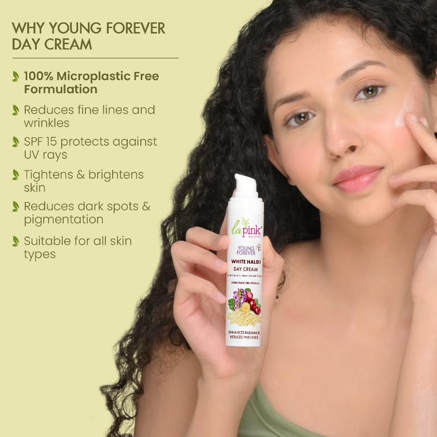 Young Forever Day Cream With White Haldi Cranberry To Enhance