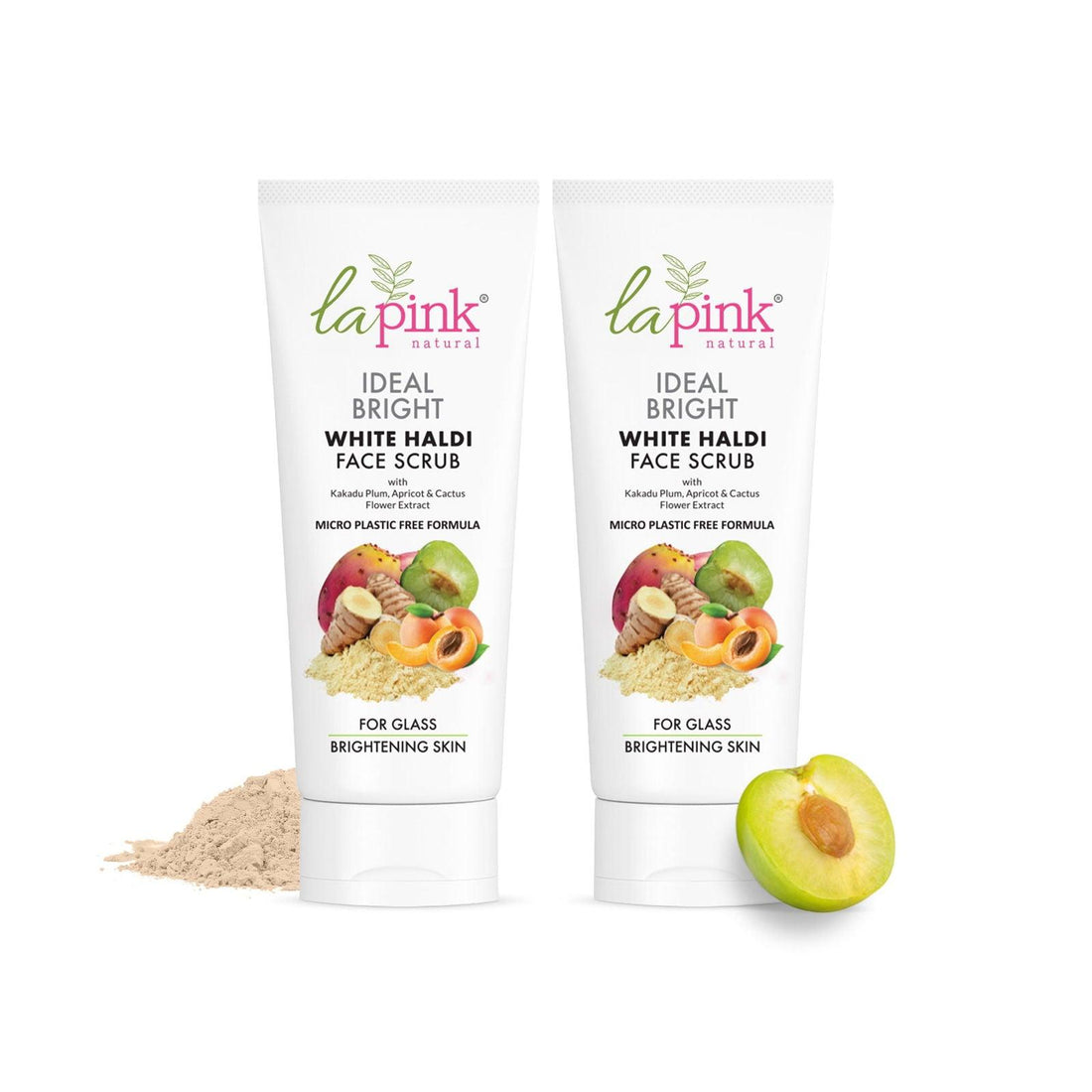 Ideal Bright Face Scrub 100 gm (Pack of 2) - La Pink