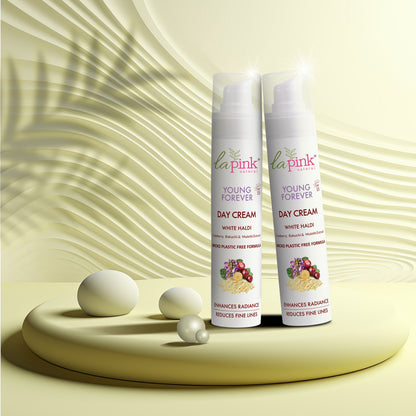 Young Forever Day Cream With White Haldi &amp; Cranberry To Enhance Radiance &amp; Reduce Fine Lines