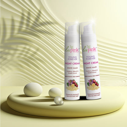 Young Forever Night Cream With White Haldi To Enhance Radiance &amp; Reduce Fine Lines