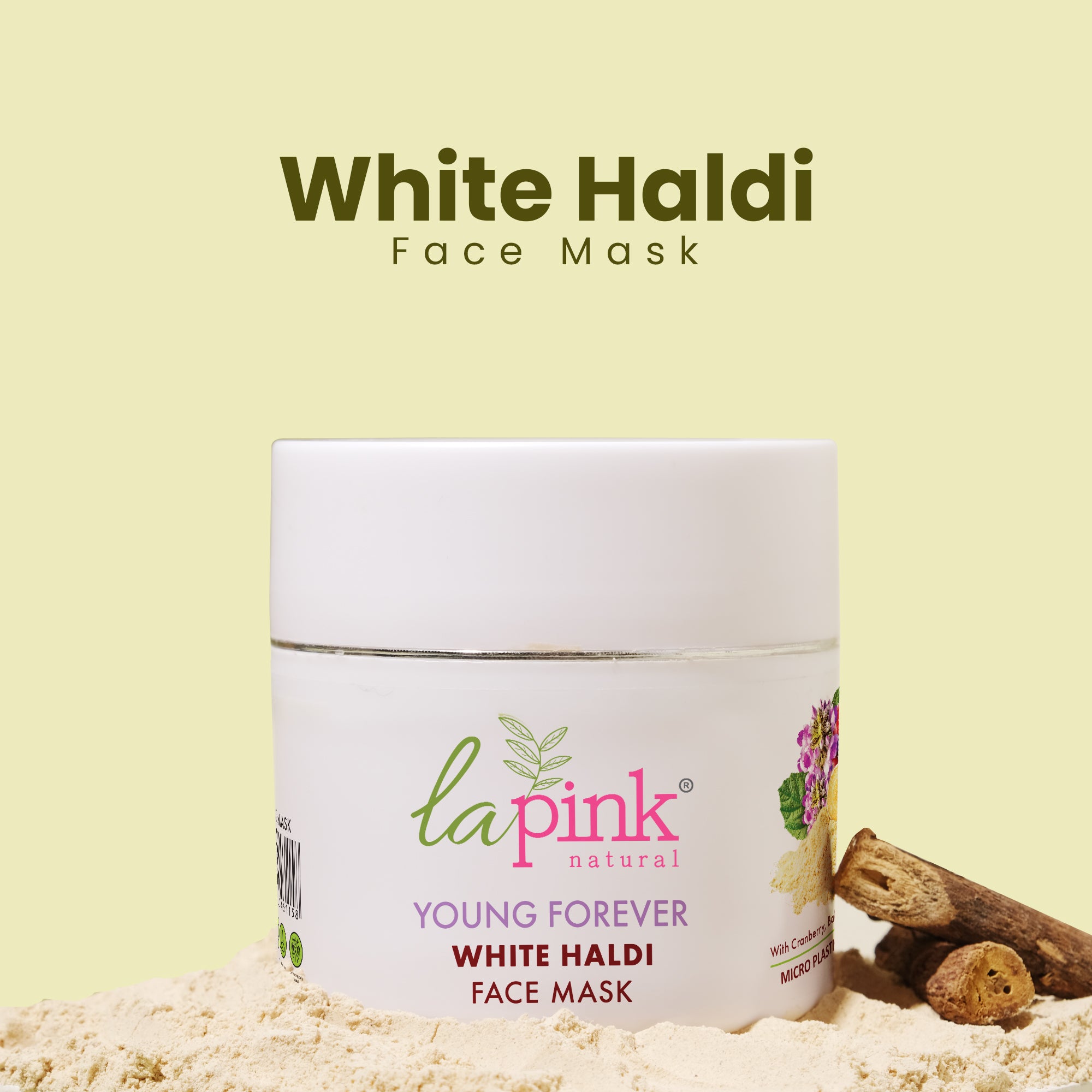 Young Forever Face Mask With White Haldi &amp; Bakuchi To Enhance Radiance &amp; Reduce Fine Lines