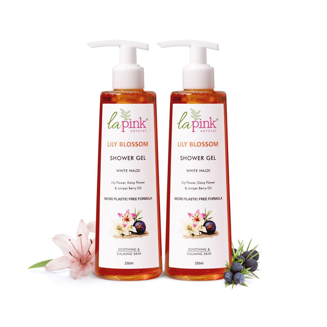 Lily Blossom Shower Gel 250 ml (Pack of 2) - La Pink