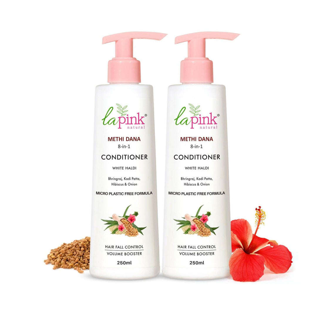 Methi Dana 8-in-1 Conditioner 250 ml (Pack of 2) - La Pink