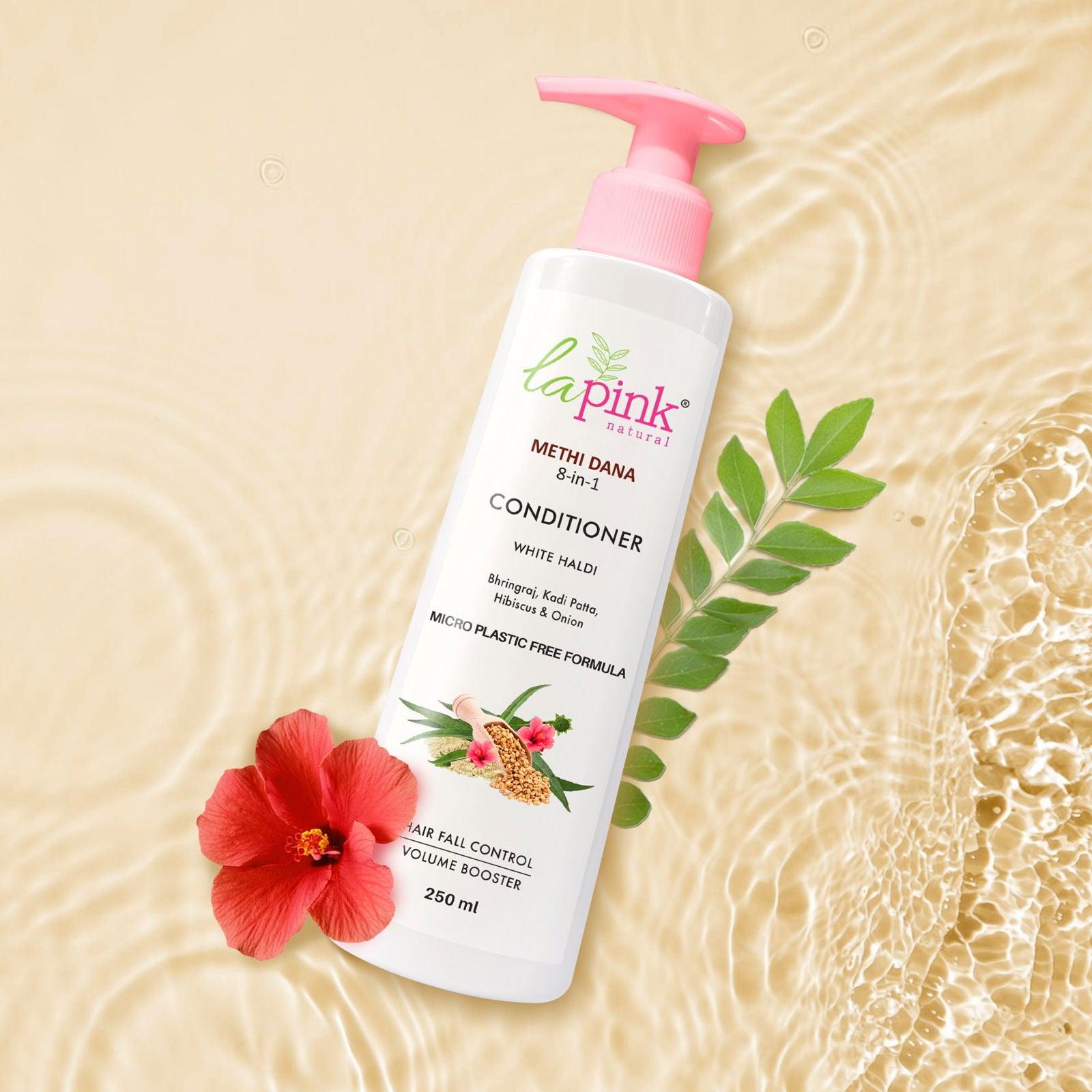 Methi Dana 8-in-1  Conditioner for Hair fall control - La Pink