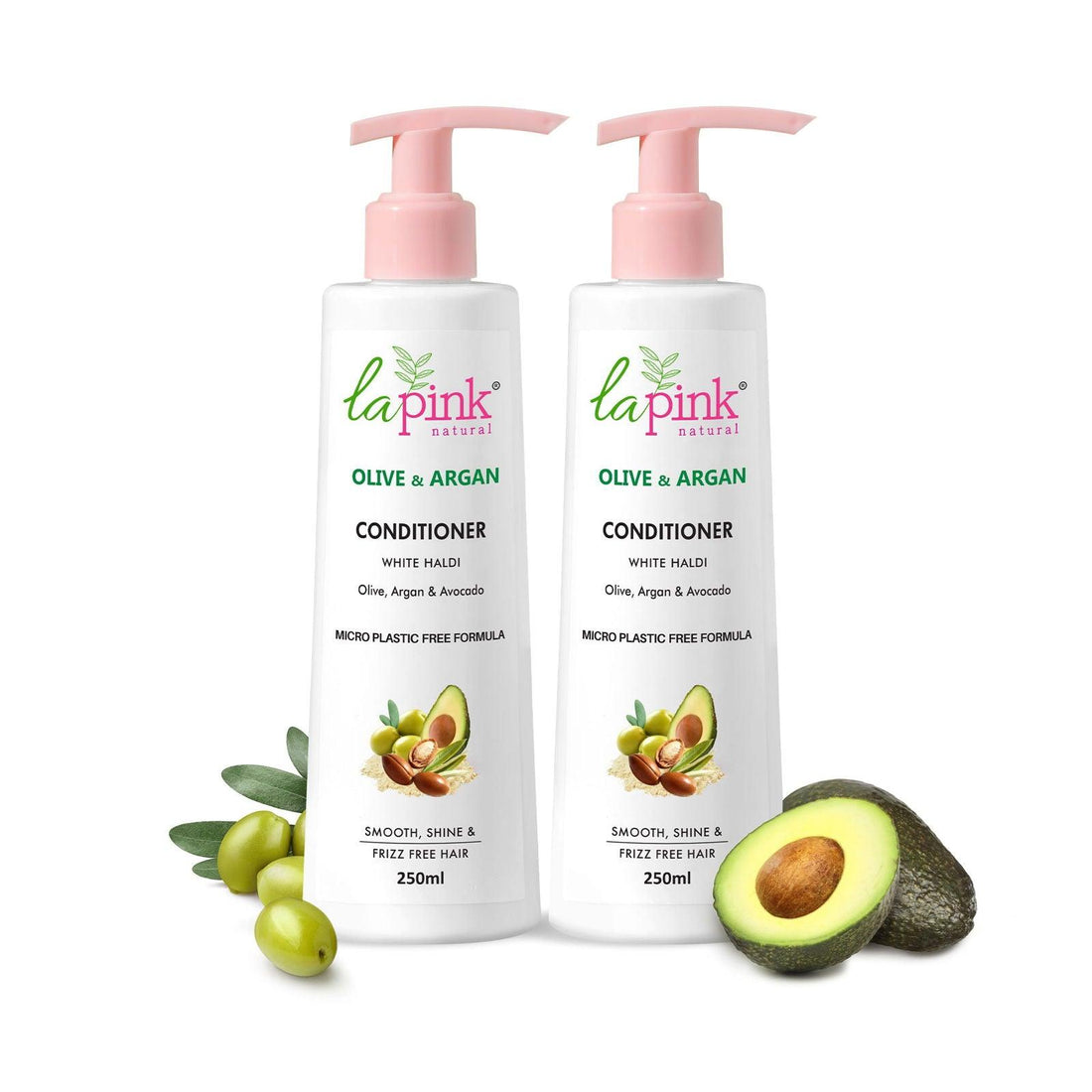 Olive &amp; Argan Conditioner 250 ml (pack of 2) - La Pink