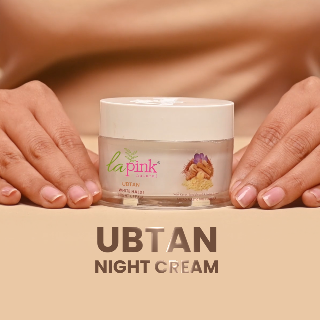 Ubtan White Haldi Night Cream With Saffron for Tan Removal