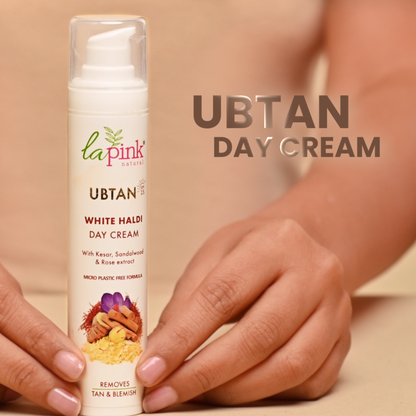 Ubtan White Haldi Day Cream With Saffron for Tan Removal