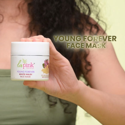 Young Forever Face Mask With White Haldi &amp; Bakuchi To Enhance Radiance &amp; Reduce Fine Lines