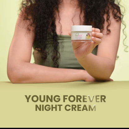 Young Forever Night Cream With White Haldi To Enhance Radiance &amp; Reduce Fine Lines