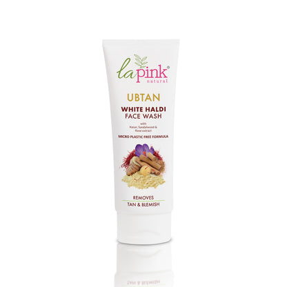 Ubtan White Haldi Face Wash With Saffron for Tan Removal