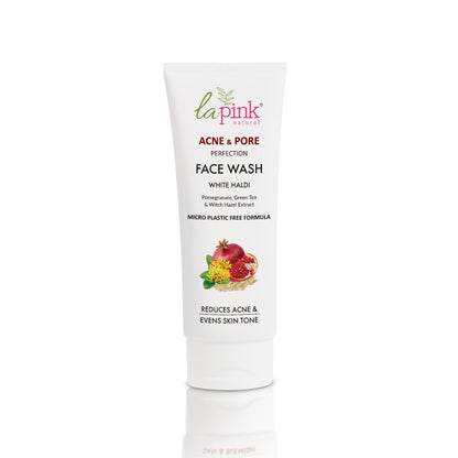 Acne &amp; Pore Perfection Face Wash with White Haldi for Acne Reduction &amp; Even Skin Tone