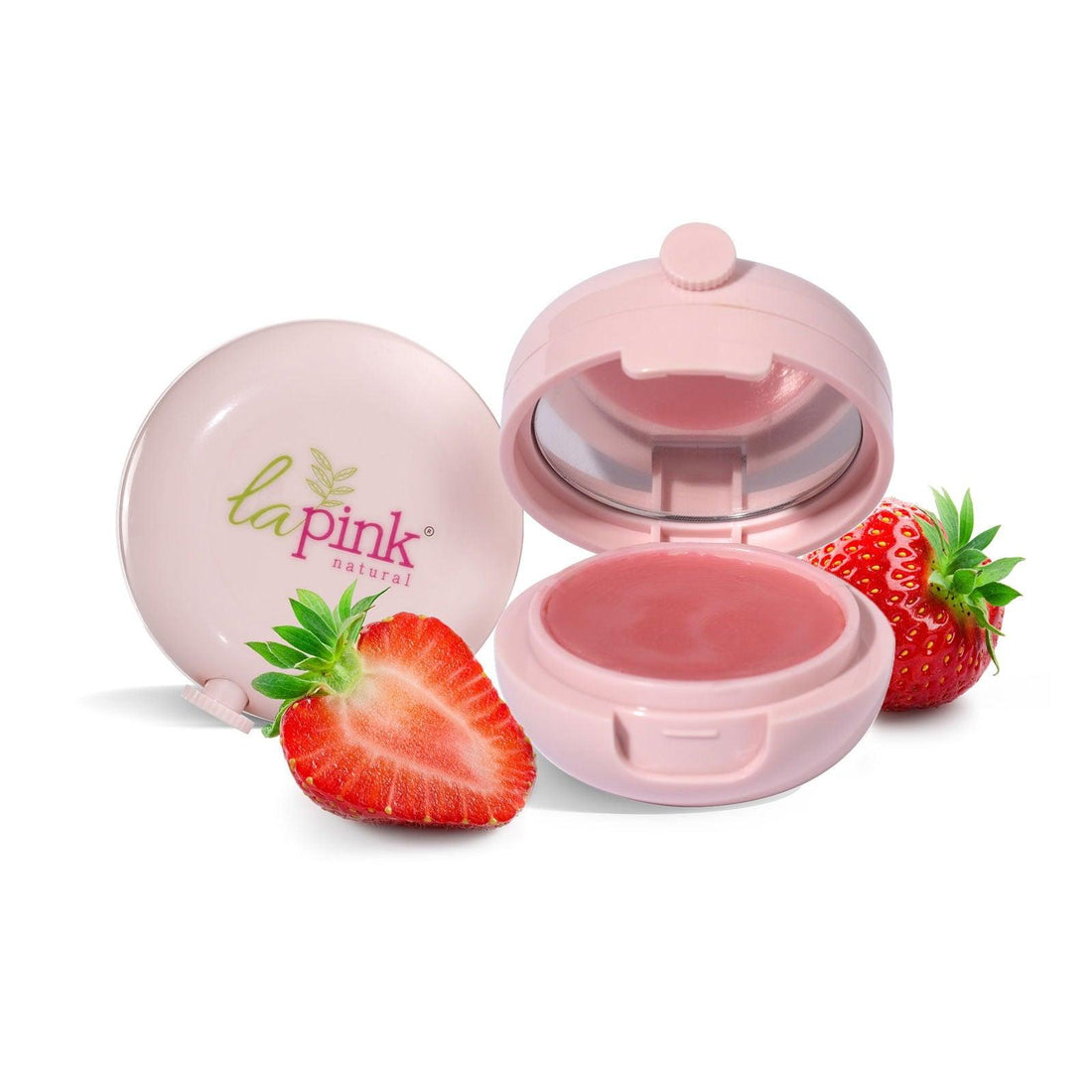 Strawberry Lip Care Balm 15 gm (Pack of 2) - La Pink