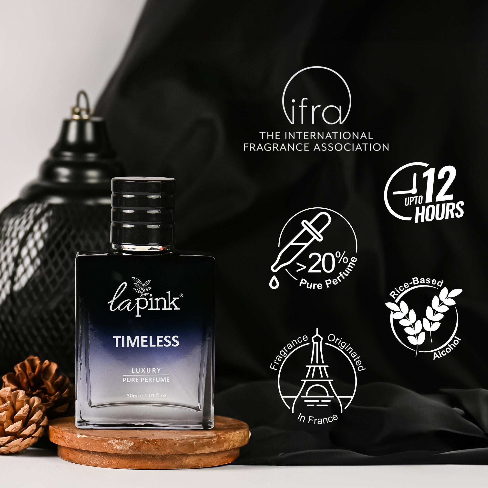 Timeless French Luxury Pure Perfume for Men - 30ml