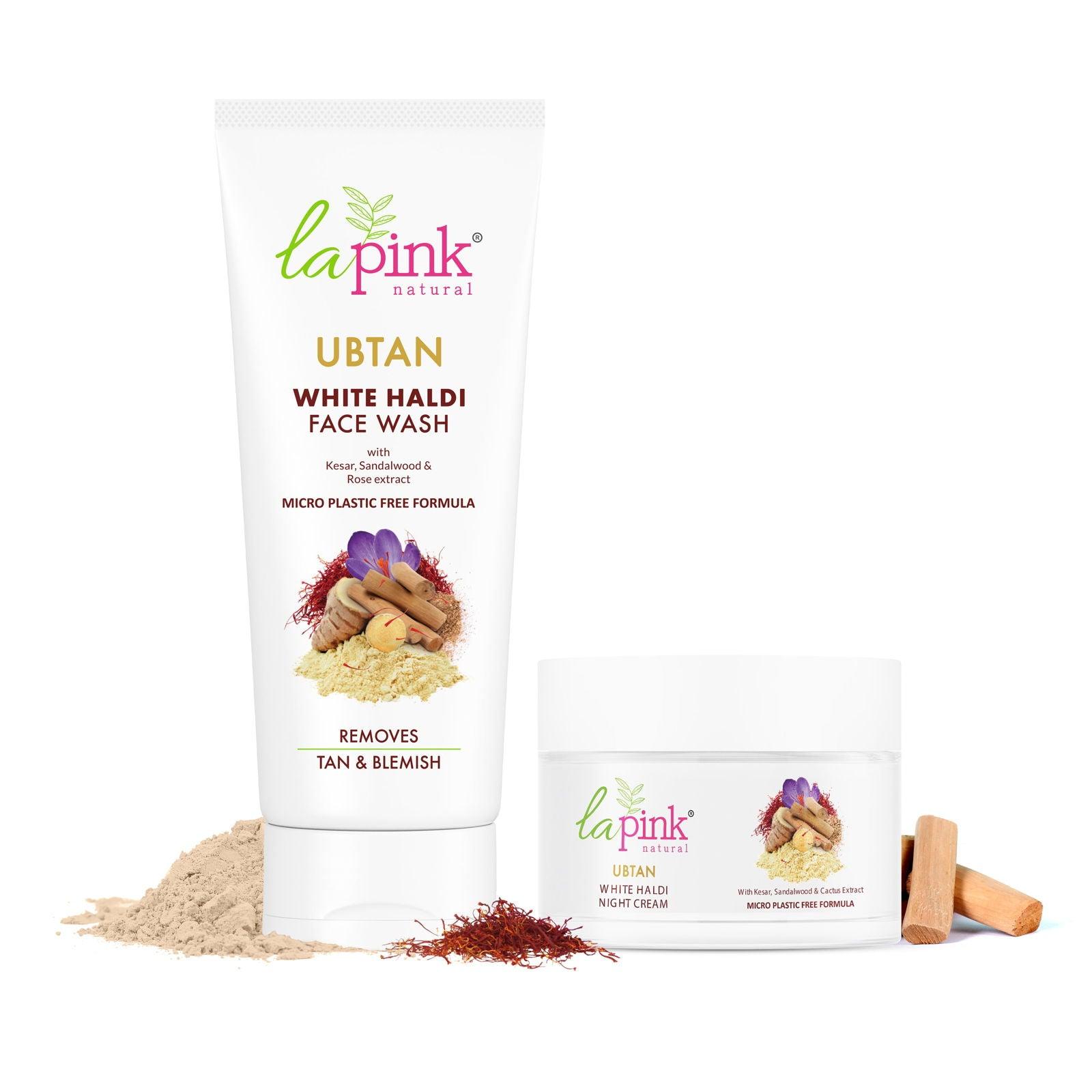 Ubtan White Night Time Nourishment Combo - La Pink