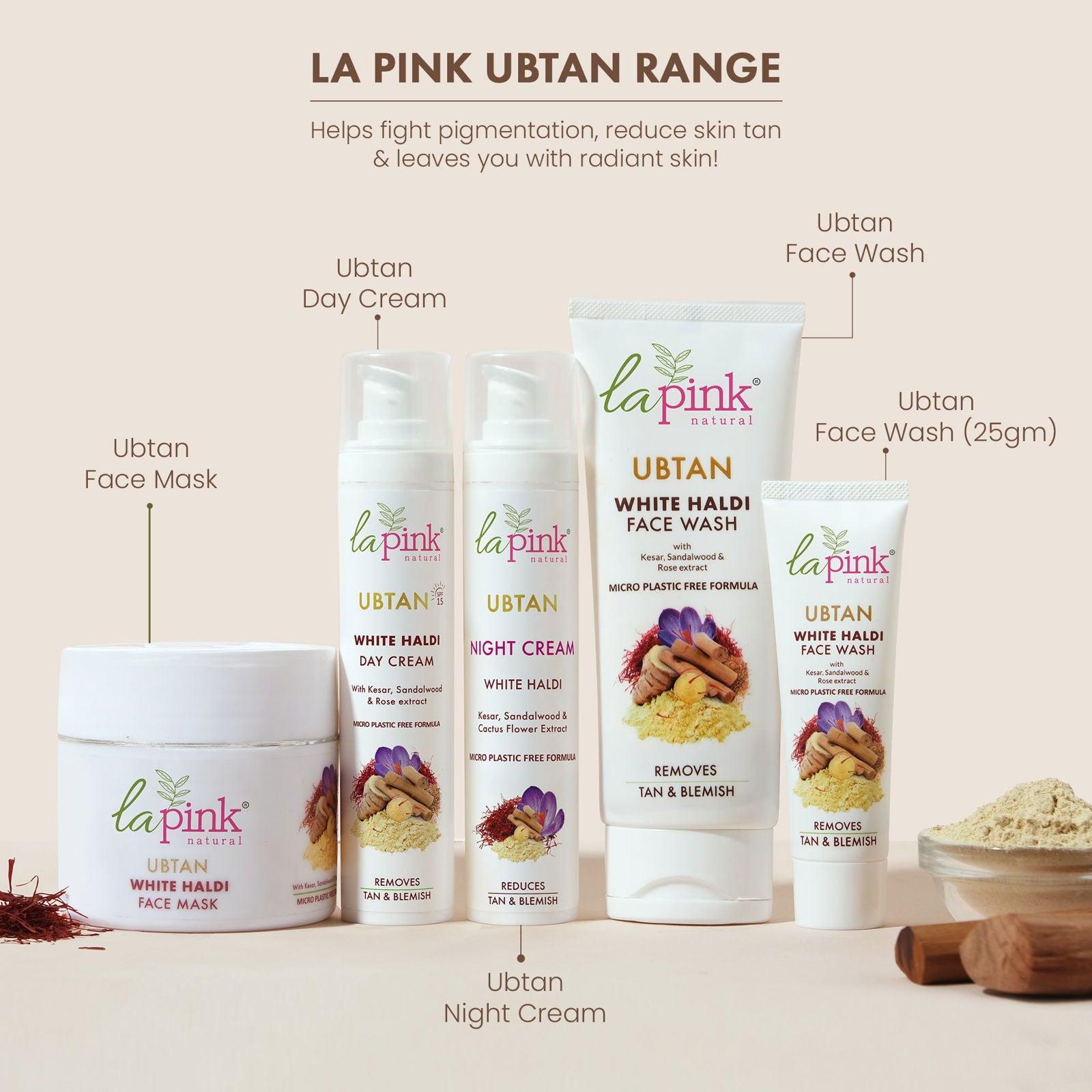 Ubtan White Night Time Nourishment Combo - La Pink